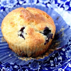 Blueberry Lemon Ricotta Muffins