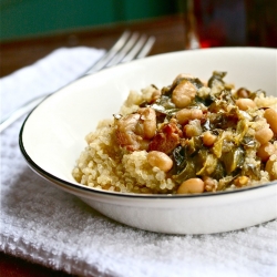 Collards, Bacon, Beans & Quinoa