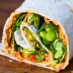 Hummus Spiral Wraps