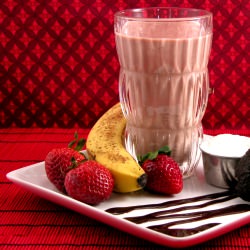 Chocolate Strawberry Smoothie