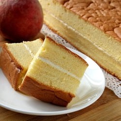 Peach Chiffon Slice