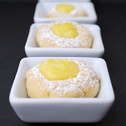 Lemon Curd Thumbprint Cookies