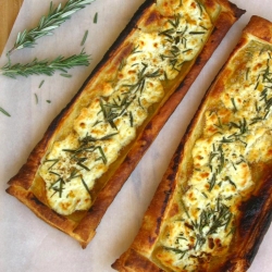 Rosemary, Fig, & Goat Cheese Tarts