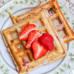 Strawberry Waffles