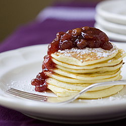 Swedish Pancakes w/ Lingonberries