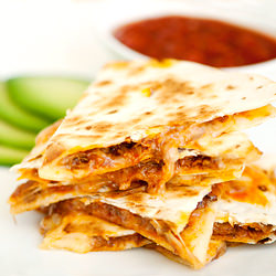 Carne Adovada Quesadillas