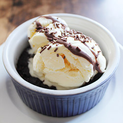 Warm Brownie Cup