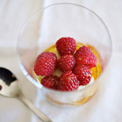 Vanilla Raspberry Rice Pudding