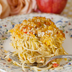 Baked Chicken Spaghetti Casserole