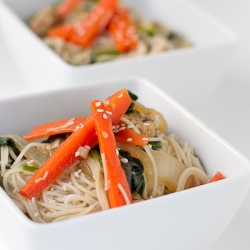 Chap Chae with Tempeh