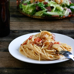 Bacon and Beer Carbonara