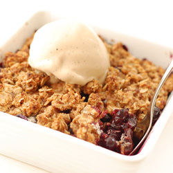 Blueberry Cherry Crisp