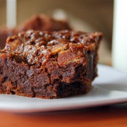 Caramel Bacon Brownies