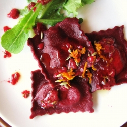 Beet Ravioli