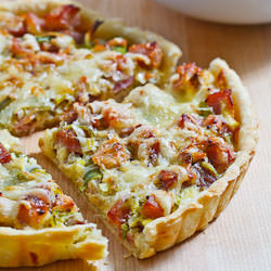 Ham and Leek Tart