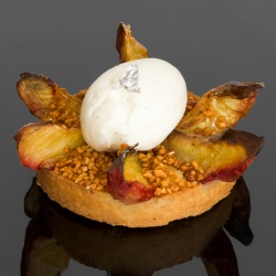 Parisian Peach Tart