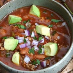 Turkey Chili with Pintos