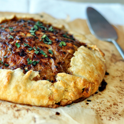 Potato & Caramelized Onion Tart