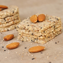 Sesame Almond Crackers