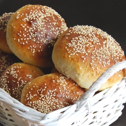 No Knead Hamburger Bread