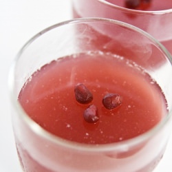 Pomegranate Panna Cotta