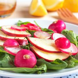 Radish, Apple and Spinach