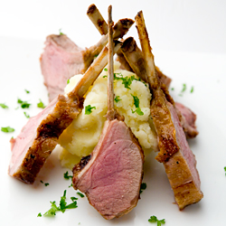 Honey Glazed Rack of Lamb