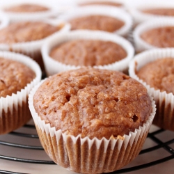 Vegan Plum Syrup Muffins