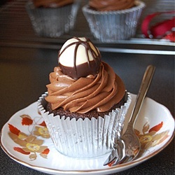 All in One Triple Chocolate Cupcake