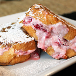 Strawberry Stuffed French Toast