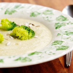 Broccoli Sunflower Seed Soup