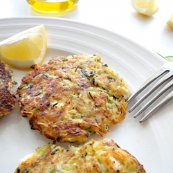 Courgette and Feta Cheese Latkes