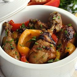 Chicken with Bell Peppers