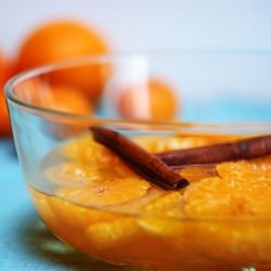 Tangerines in Cinnamon Syrup