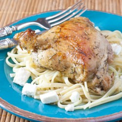 Greek Inspired Slow Cooker Chicken