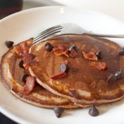 Chocolatey Buttermilk Pancakes