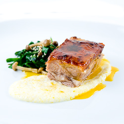 Pork Belly Confit with Tangerine