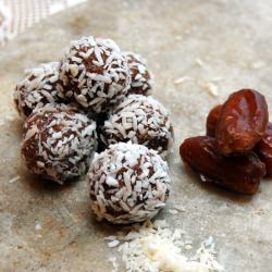 Quinoa Date Nut Truffles