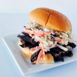 Shredded Beef Sliders with Slaw