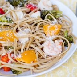 Chicken, Shrimp & Veggie Pasta