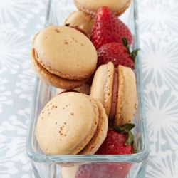 Strawberry Macarons