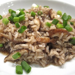 Asian-Inspired Mushroom Risotto