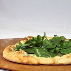 White Clam Pizza with Arugula