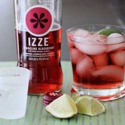 Izze Sparkling Blackberry Cocktail