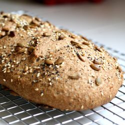 Roasted Garlic & Rosemary Bread