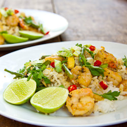 Thai Fried Rice with Prawns