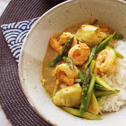 Coconut Milk Shrimp Curry