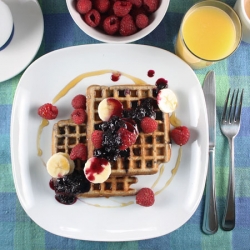 Waffles w/ Blueberries