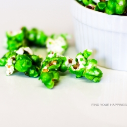 Green Candied Popcorn