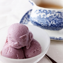 Vegan Blueberry Ice Cream